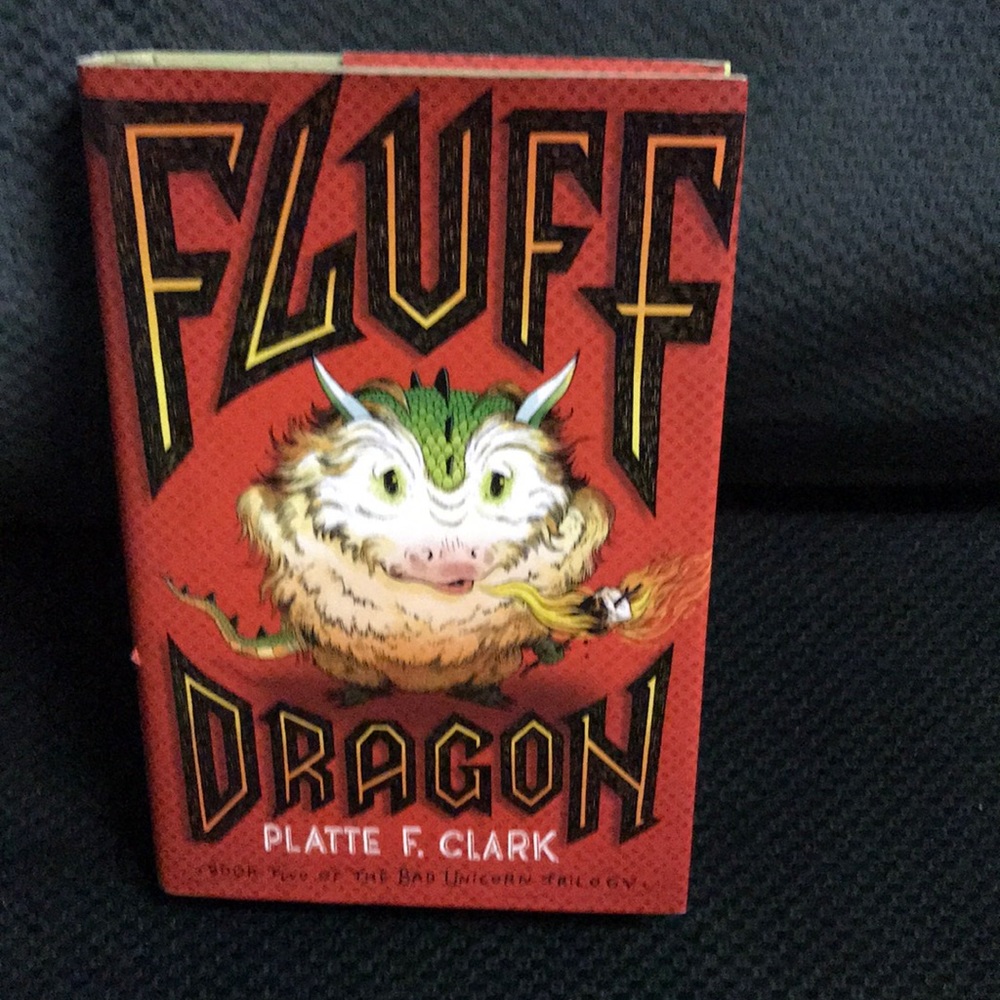“Fluff Dragon” hardback kids book by Platte Clark